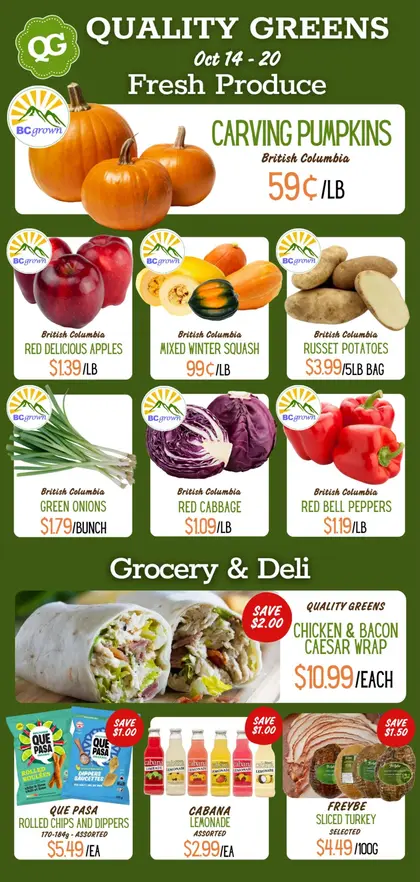 Quality Greens Indexed Weekly