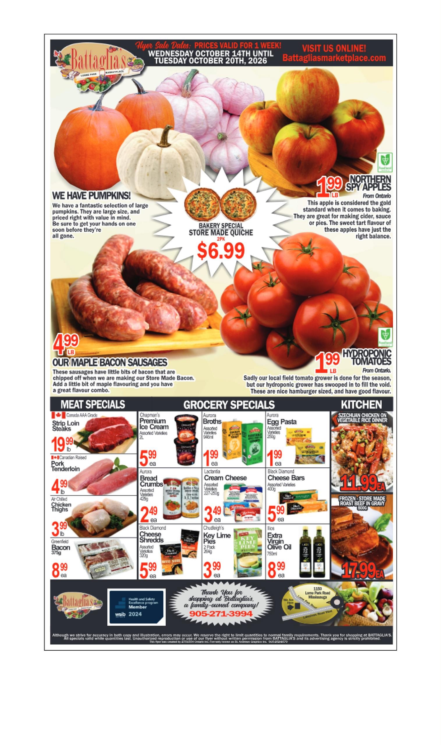 Battaglia's Marketplace flyer page 1
