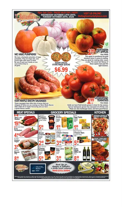 Battaglia's Marketplace Indexed Weekly