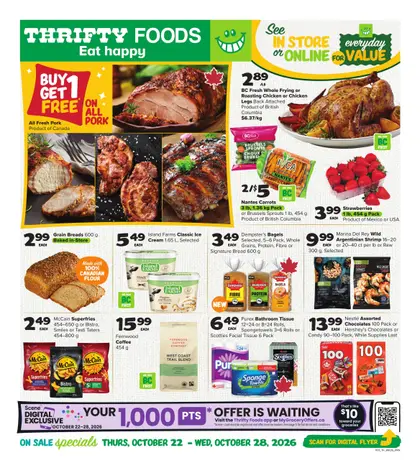 Thrifty Foods Weekly eFlyer 10/22 - 10/28