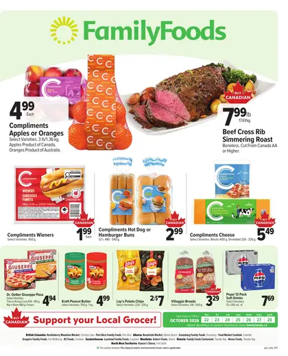 Family Foods Weekly eFlyer 10/22 - 10/28