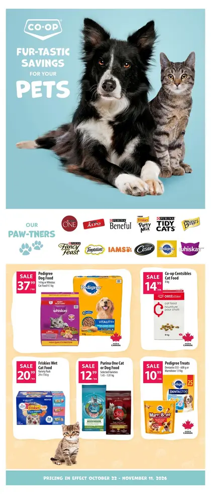 Co-op Fur-tastic Savings for Your Pets