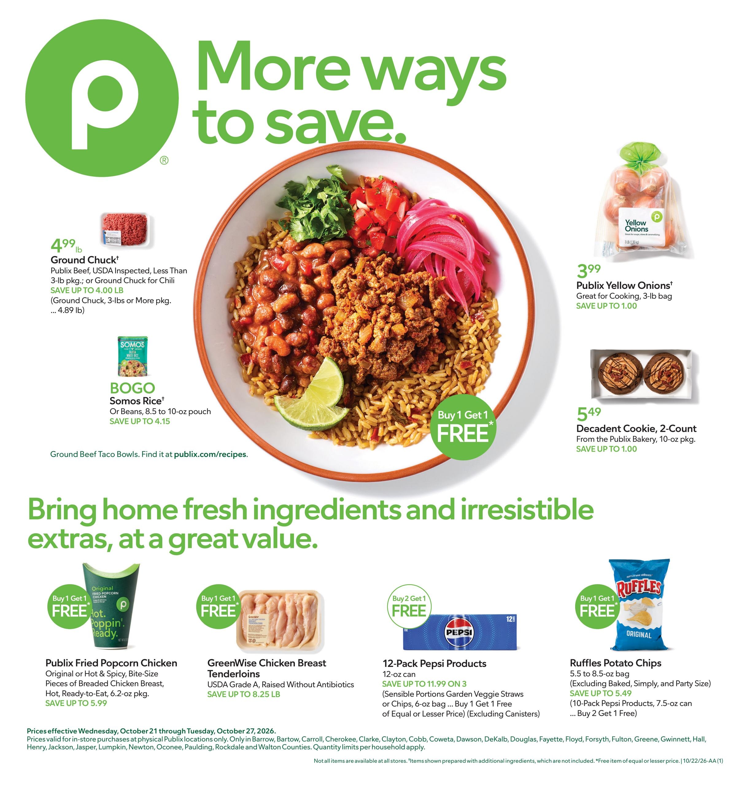 Publix weekly ad page 1