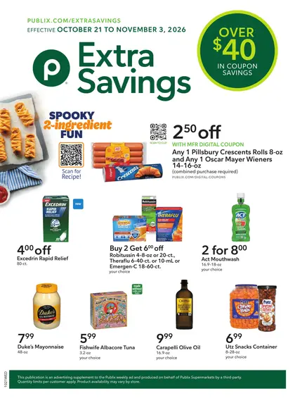 Publix Extra Savings