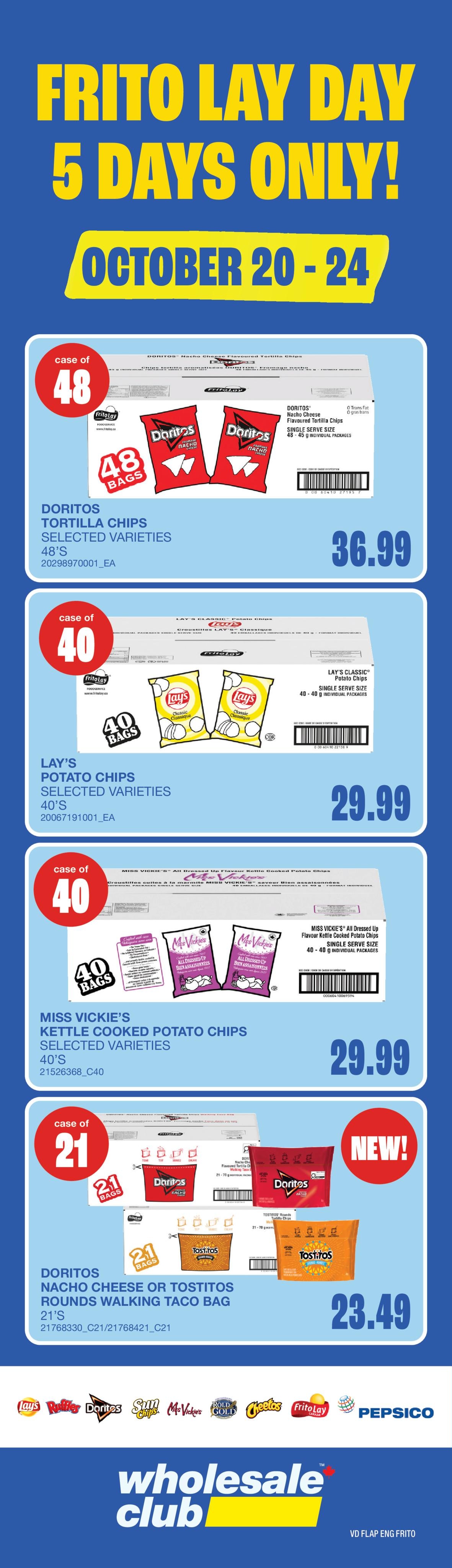 Wholesale Club and Club Entrepôt flyer page 1