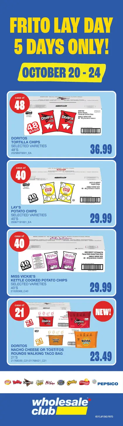 Wholesale Club and Club Entrepôt Flyer - Valid Thursday, October 22 - Wednesday, November 11