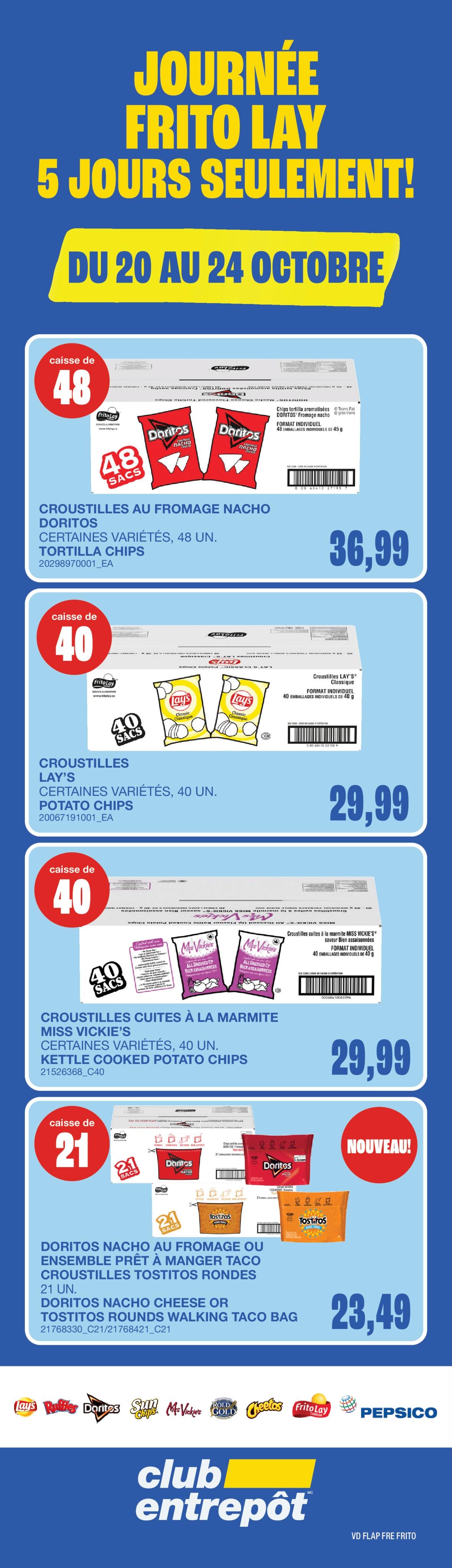 Wholesale Club and Club Entrepôt flyer page 1