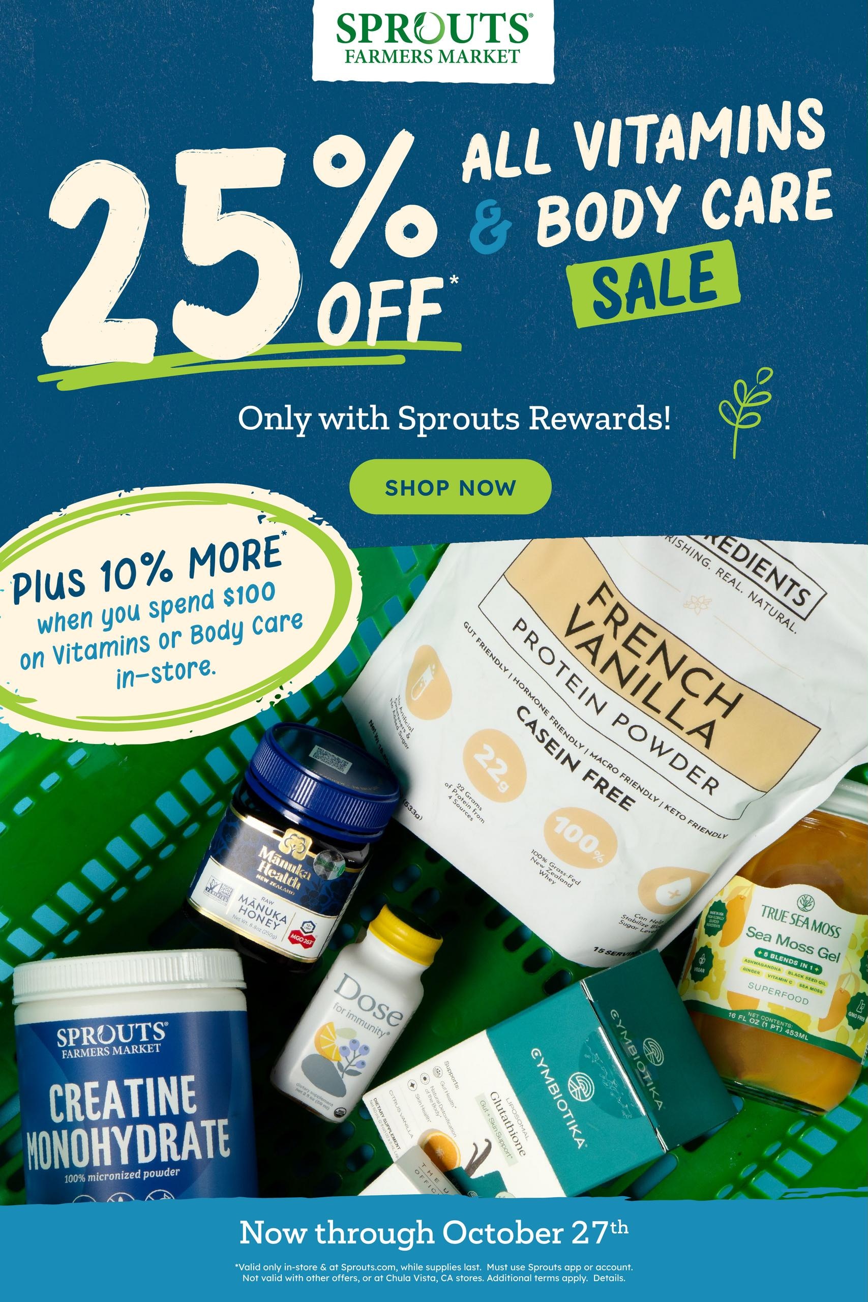 Sprouts Farmers Market weekly ad page 1
