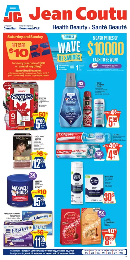 Jean Coutu Health & Beauty Flyer