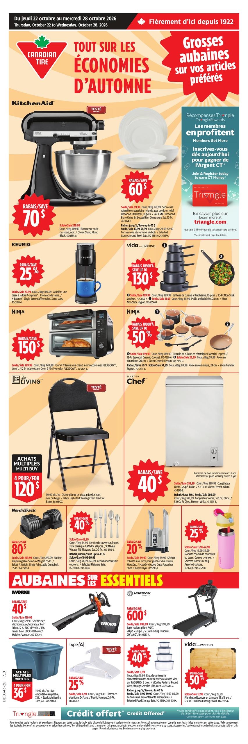 Canadian Tire flyer page 1