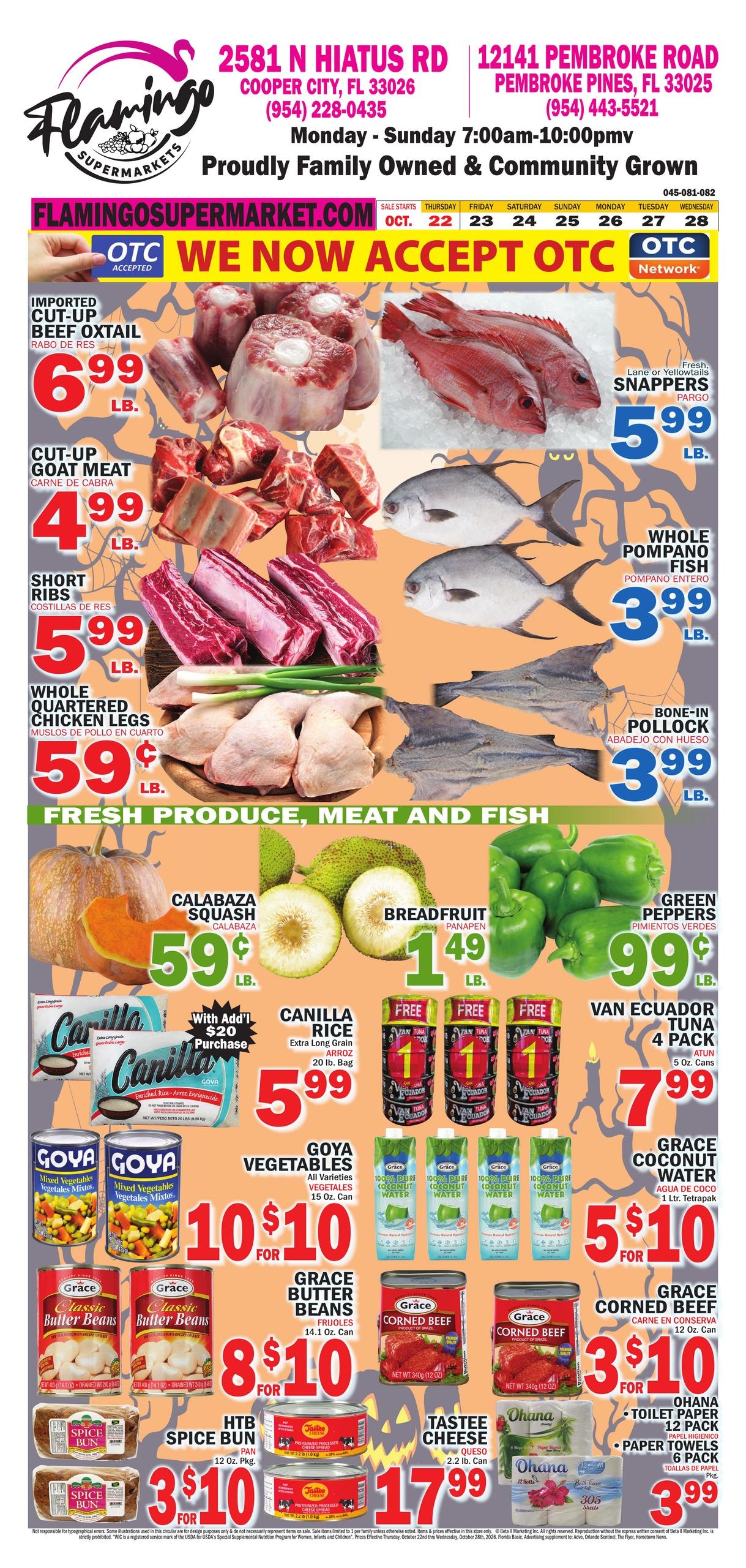Bravo Supermarket weekly ad page 1