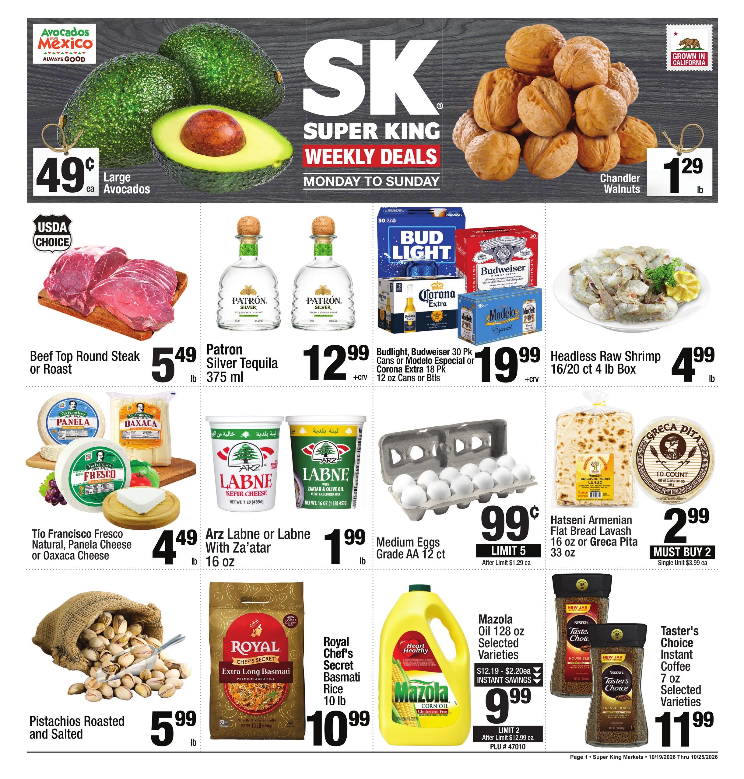 Super King Markets weekly ad page 1