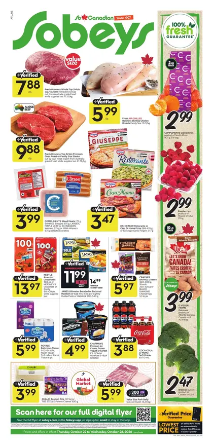 Sobeys Weekly eFlyer 10/22 -10/28