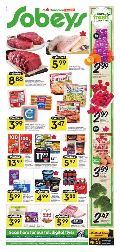 Sobeys Weekly eFlyer 10/22 -10/28