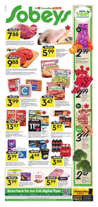 Sobeys Weekly eFlyer 10/22 -10/28