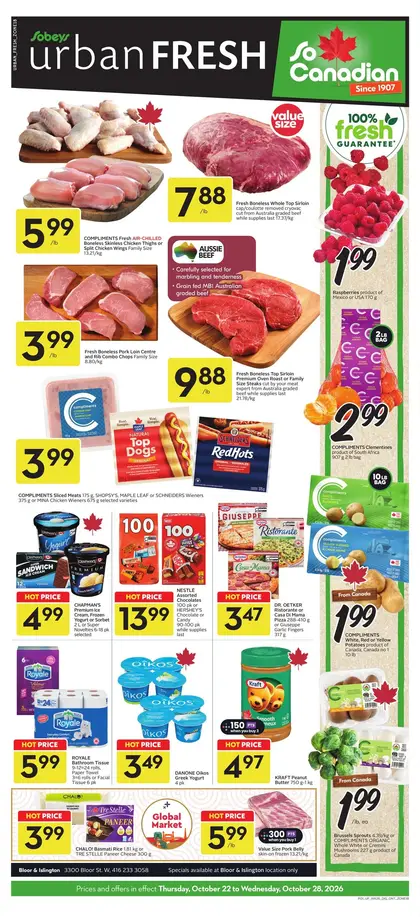 Sobeys Weekly eFlyer 10/22 -10/28