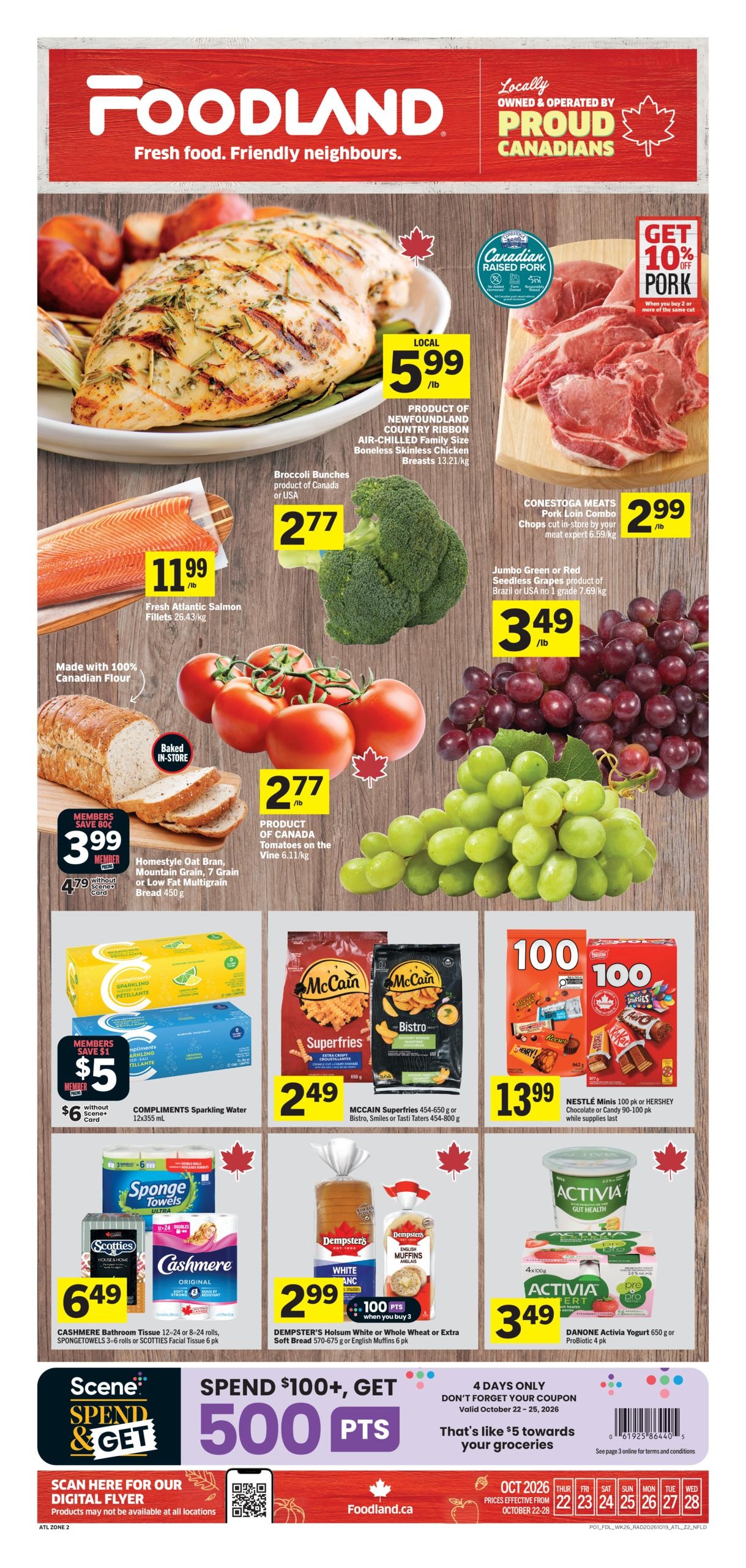 Foodland flyer page 1