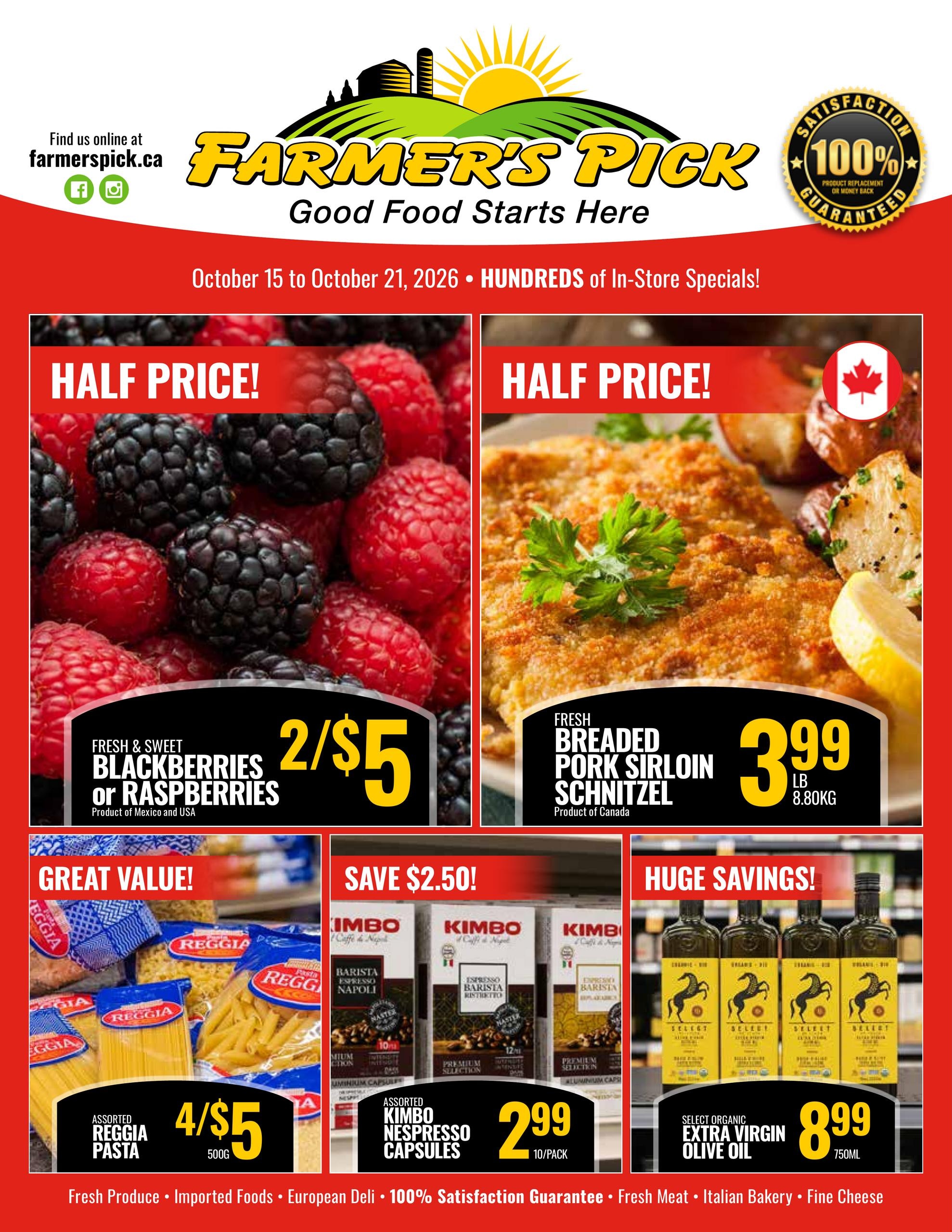 Farmer's Pick flyer page 1