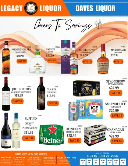 Legacy Liquor Indexed Bi-weekly