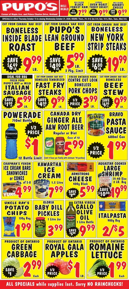 Pupo's Food Market Indexed