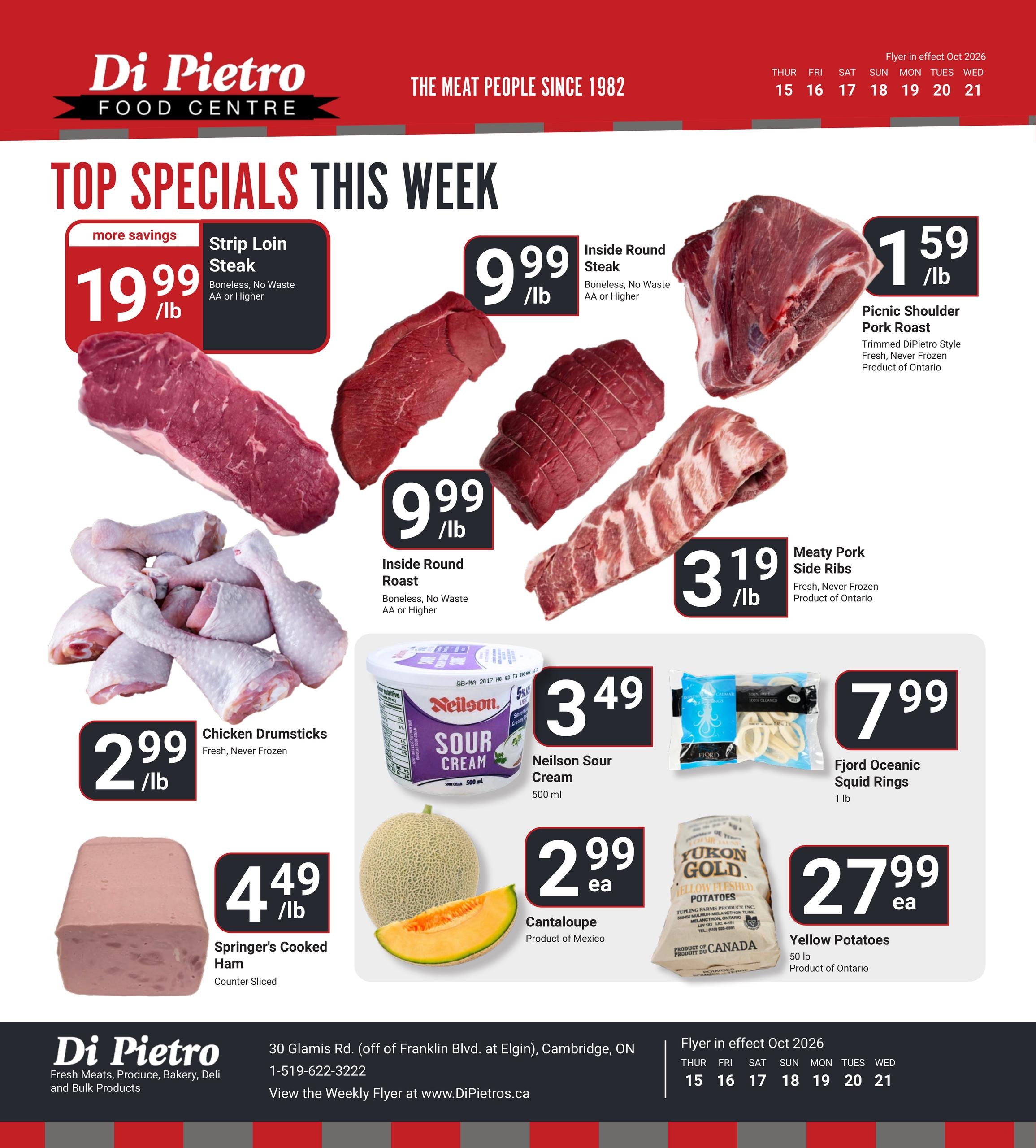 DiPietro's Fresh Meats flyer page 1