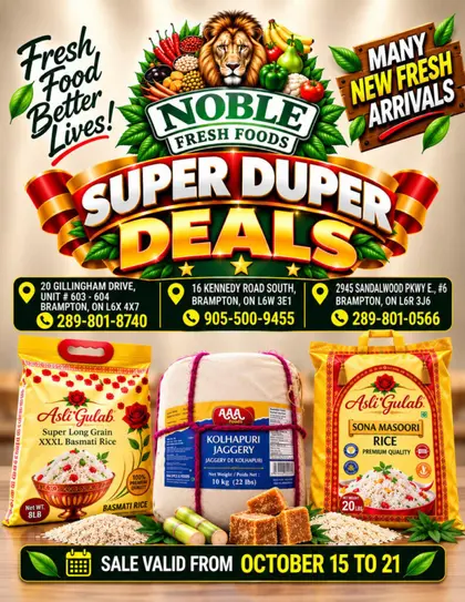 Noble Fresh Foods Indexed Weekly