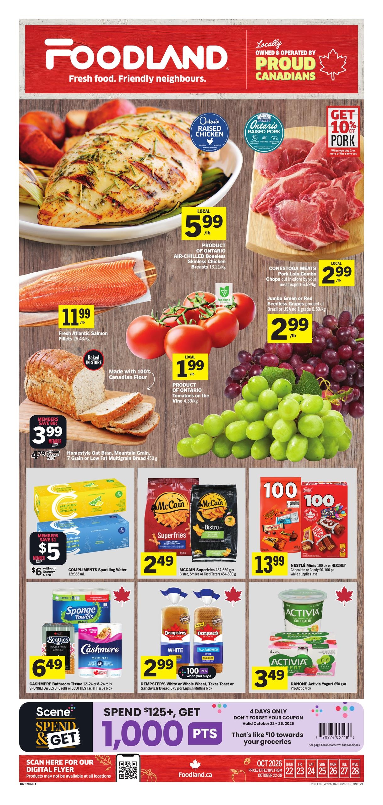 Foodland flyer page 1