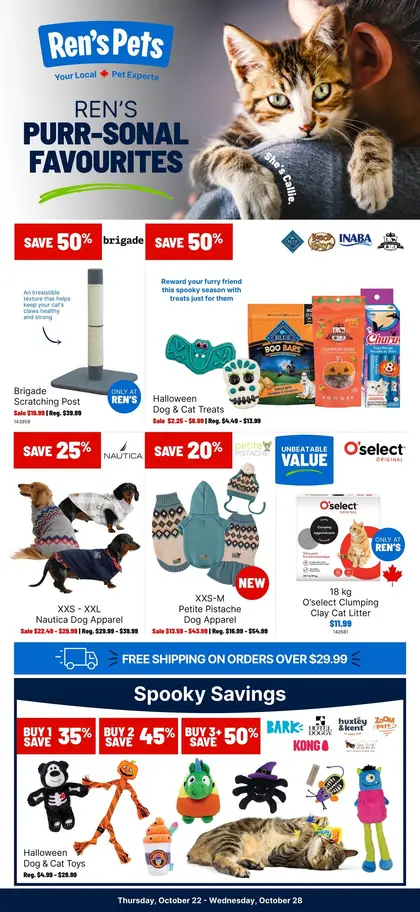 Ren's Pets Weekly Sale