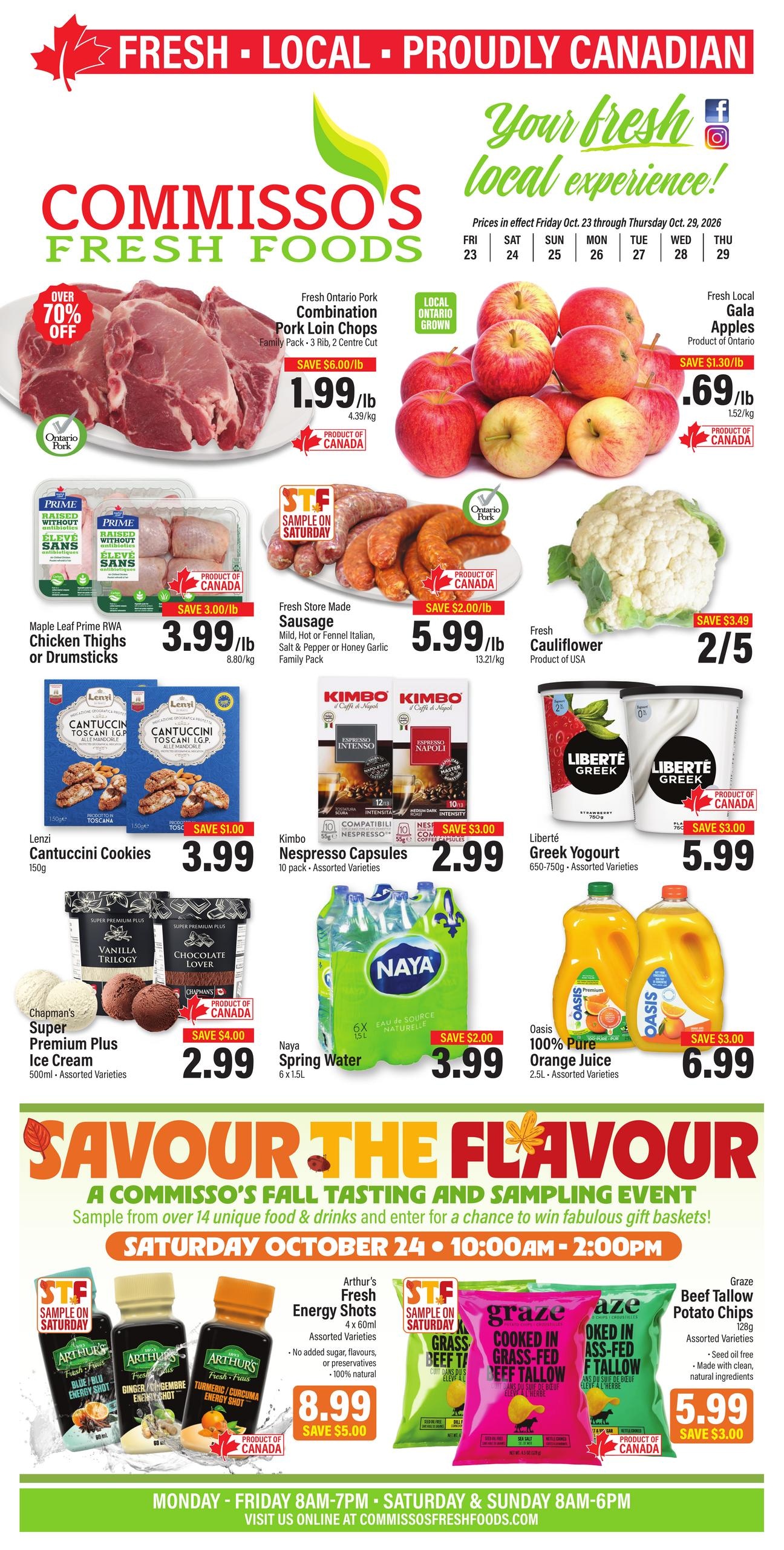Commisso's Fresh Foods flyer page 1