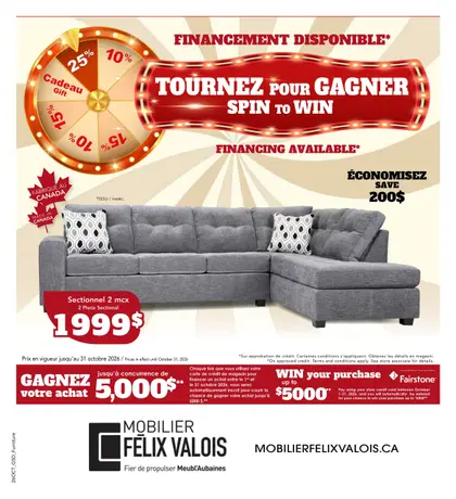 Mobilier Félix-Valois Indexed Monthly
