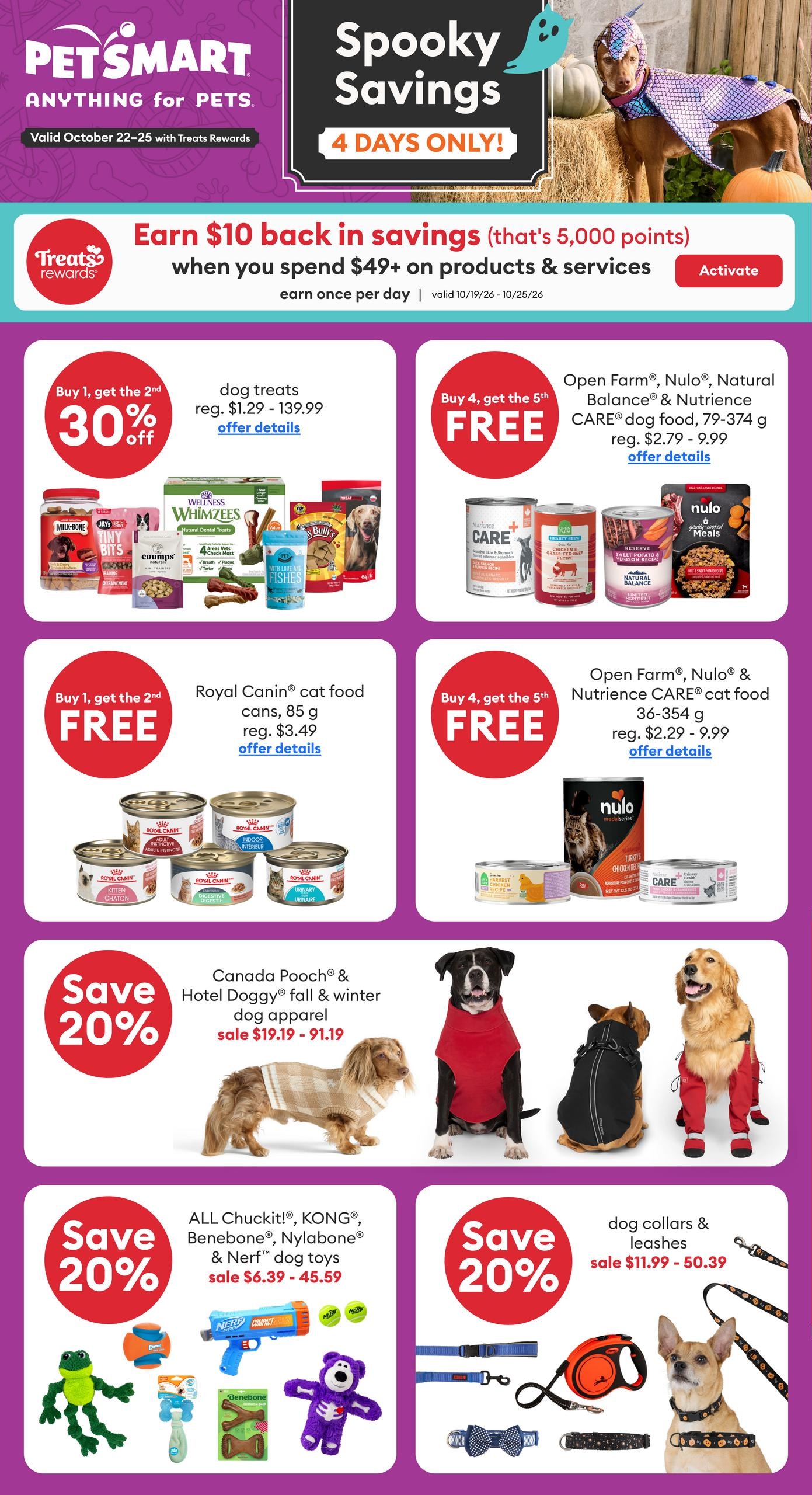 PetSmart flyer page 1