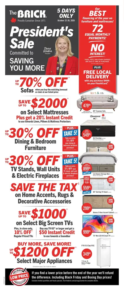 The Brick President's Sale