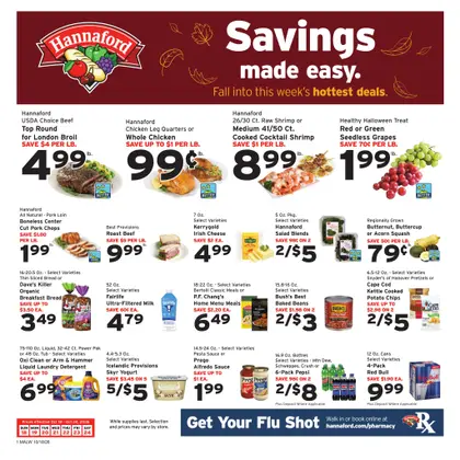 Hannaford Hannaford Week 43 Flyer for Flipp