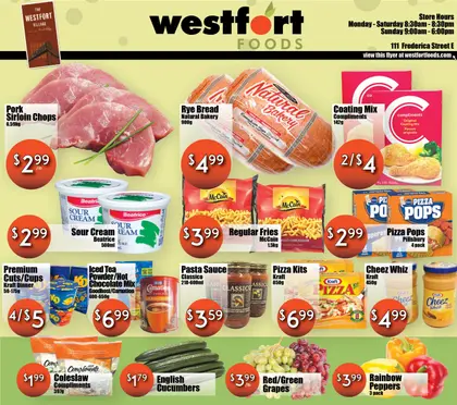 Westfort Foods Indexed Weekly