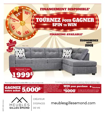 Meubles Gilles Emond Indexed Monthly