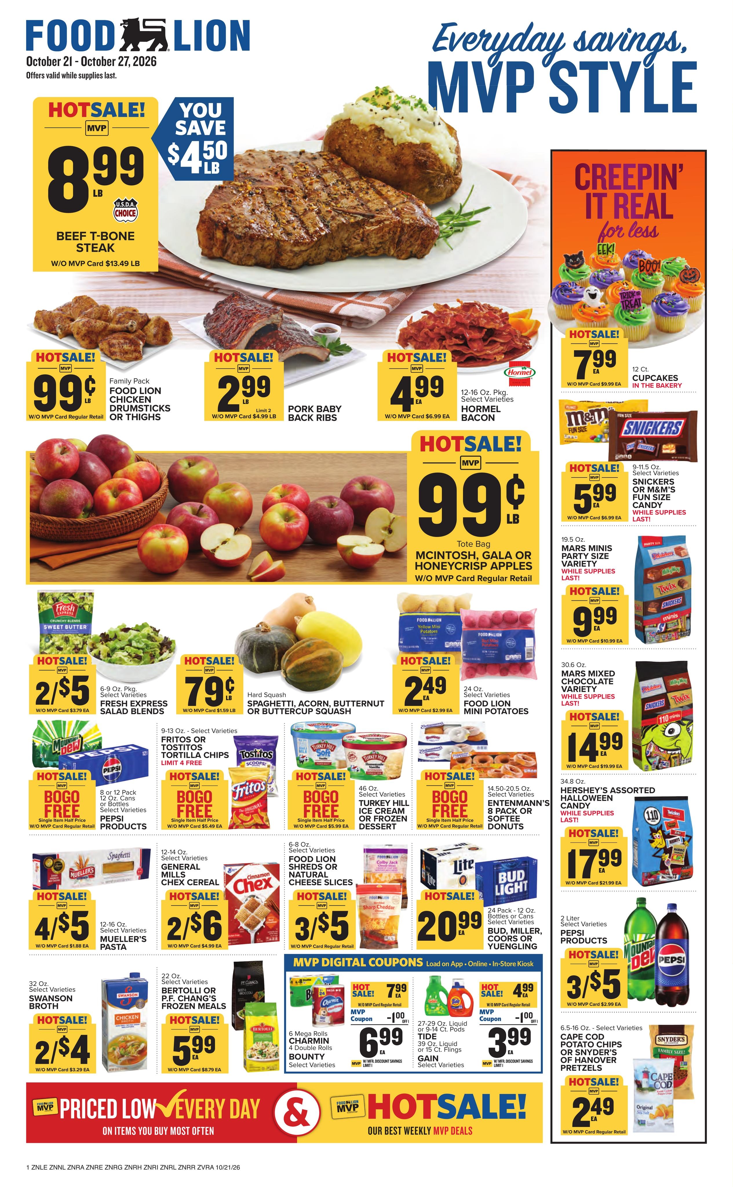 Food Lion weekly ad page 1