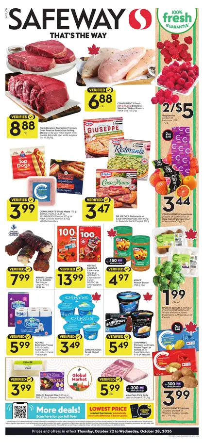 Safeway Weekly eFlyer 10/22 -10/28