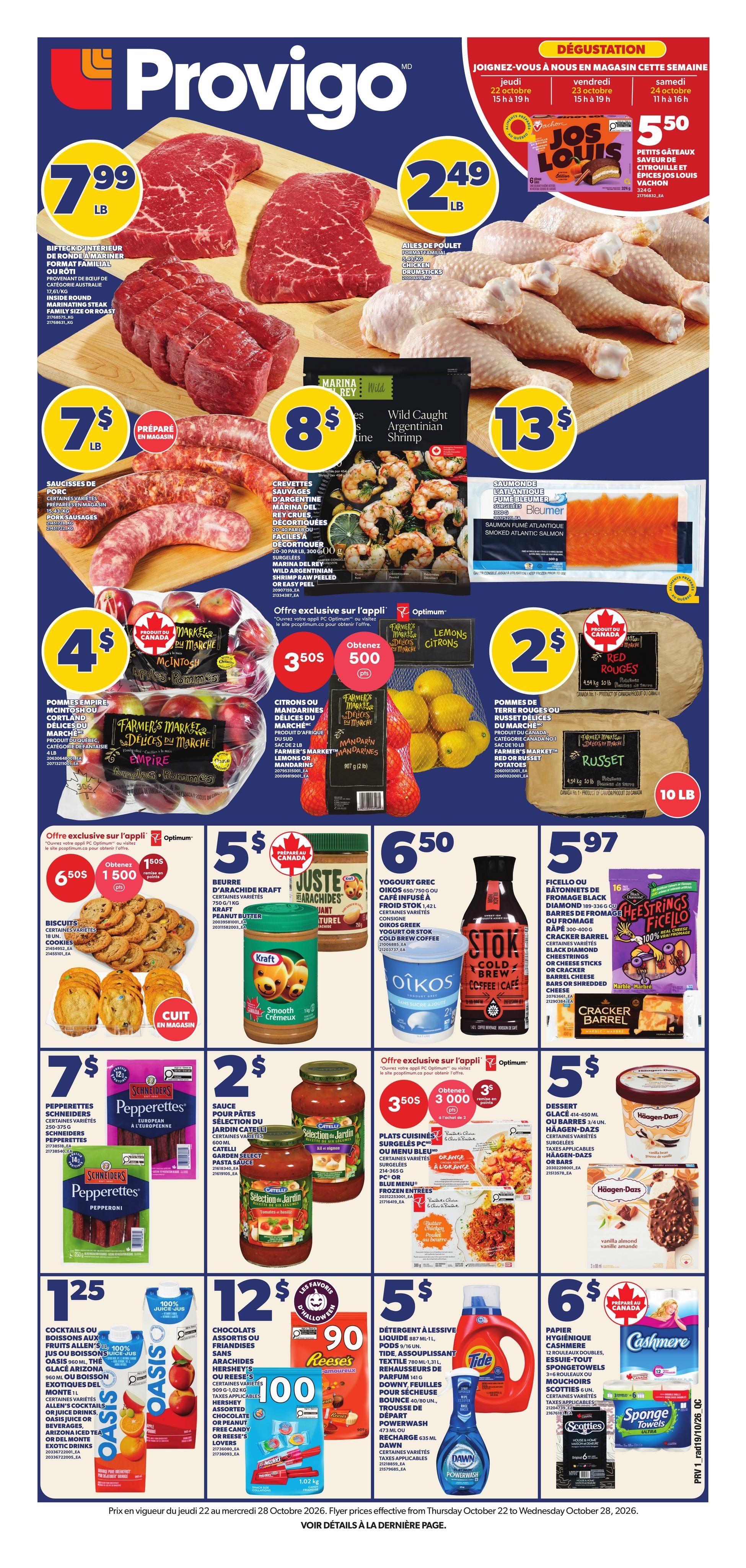 Provigo flyer page 1