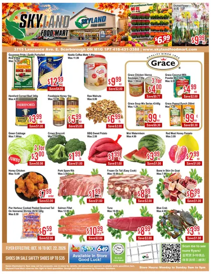 Skyland Food Mart Indexed Weekly