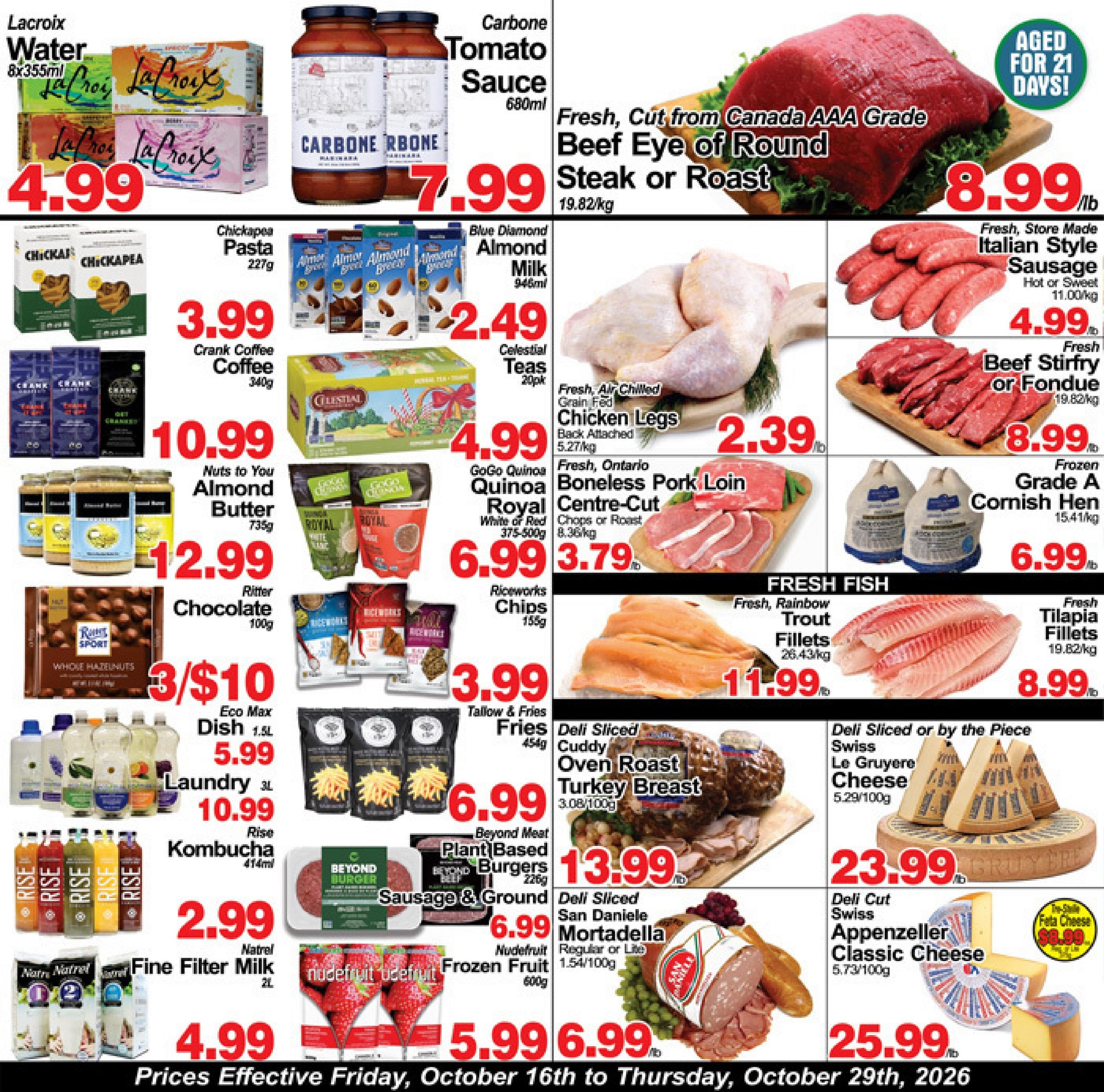 Oak Ridges Food Market flyer page 1