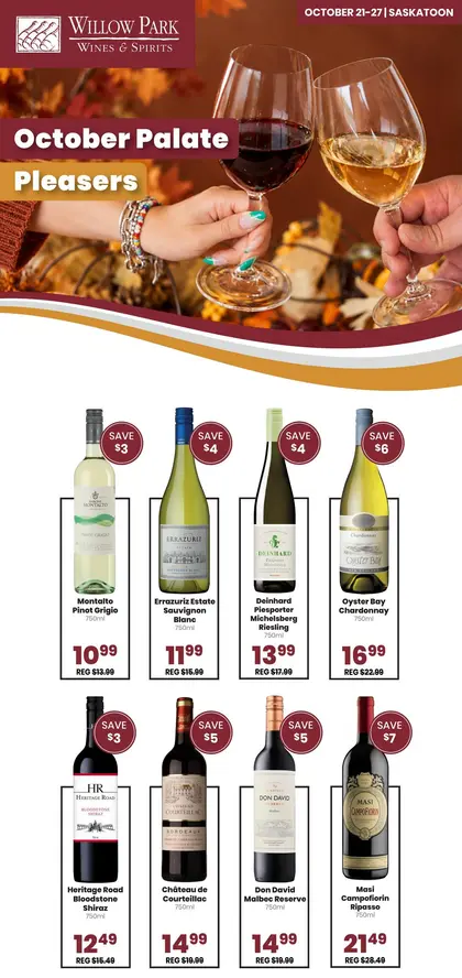Willow Park Wines & Spirits Flyer