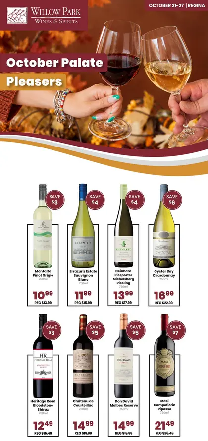 Willow Park Wines & Spirits Flyer