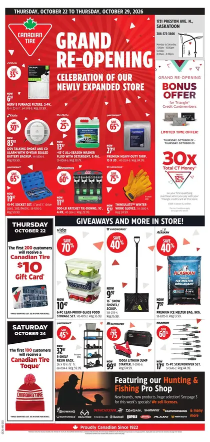 Canadian Tire Grand Opening