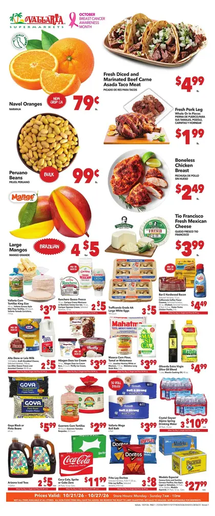 Vallarta Supermarkets Grocery Savings
