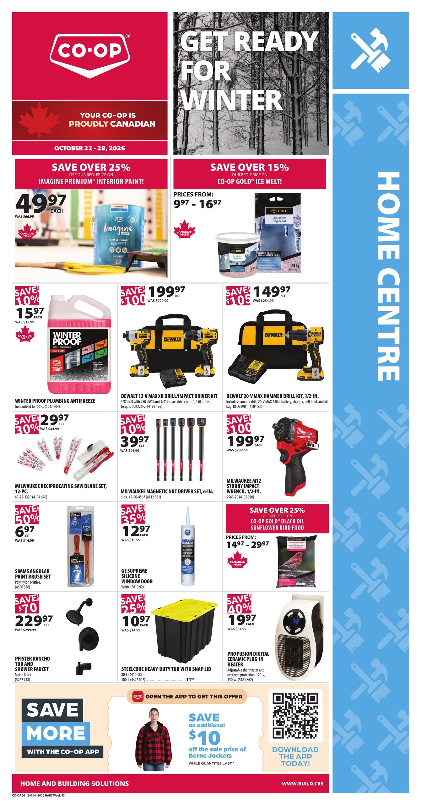 Co-op Home Centre flyer page 1
