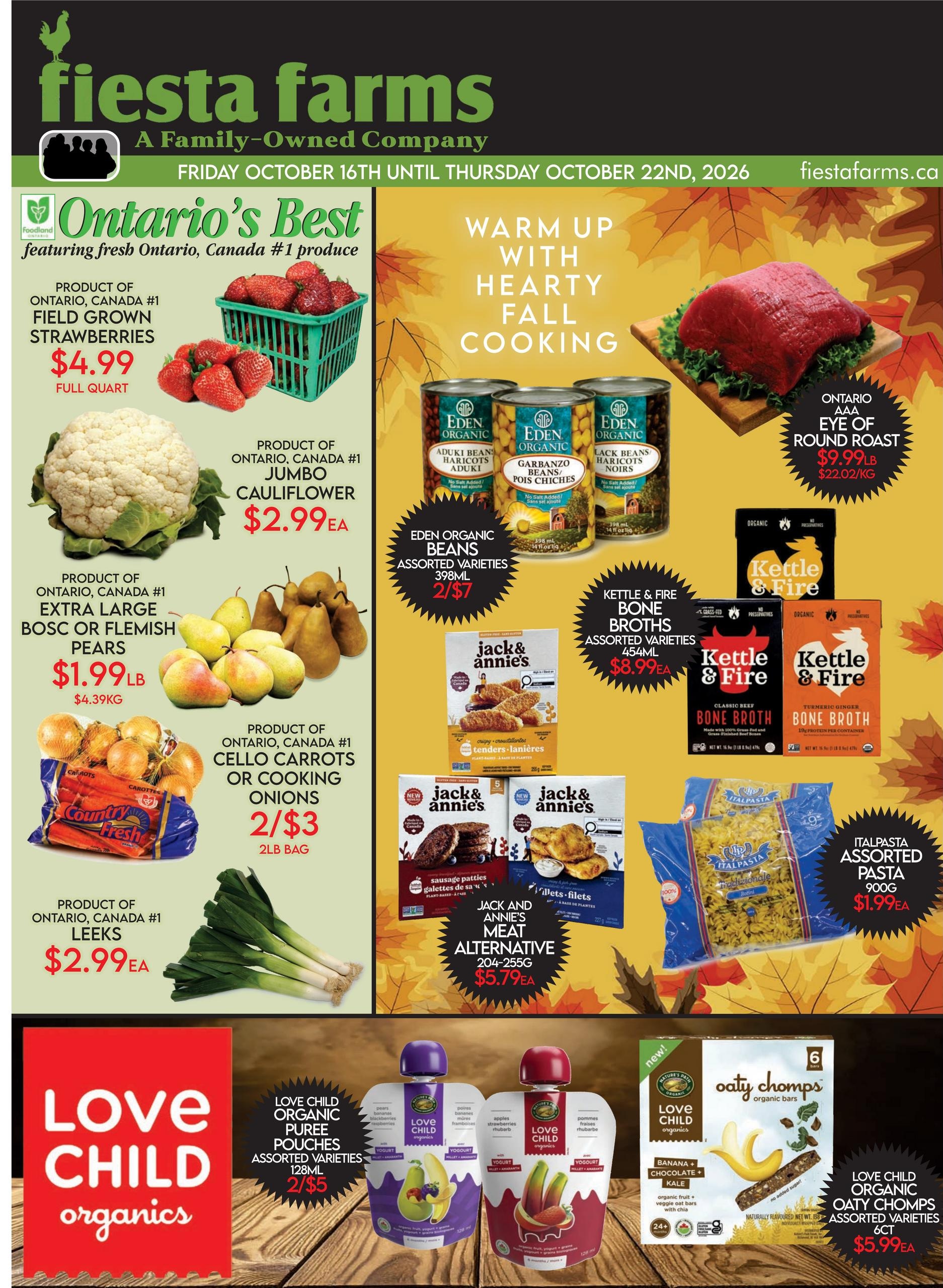 Fiesta Farms flyer page 1