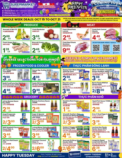 88 Supermarket Indexed Weekly