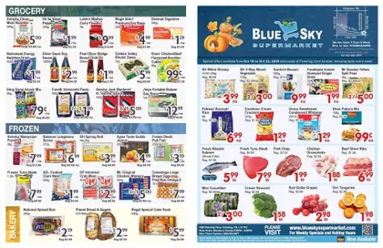 Blue Sky Supermarket Indexed
