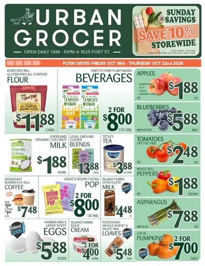 Urban Grocer Indexed Weekly