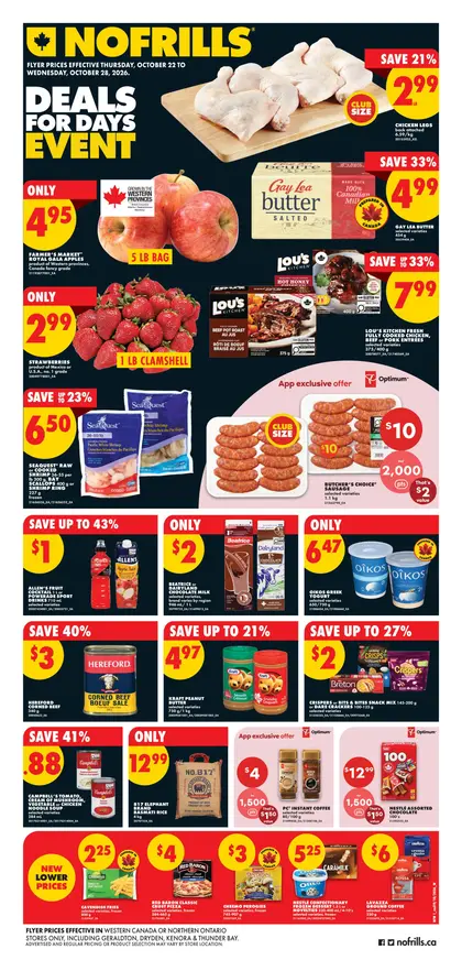 No Frills Weekly Flyer - Valid Thursday, October 22 - Wednesday, October 28